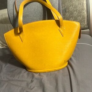 Louis Vuitton Yellow Leather Bag